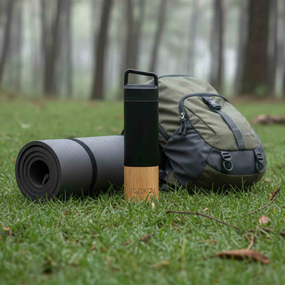 Saint Elias - Bamboo and Stainless Steel Thermos Bottle 530 ml