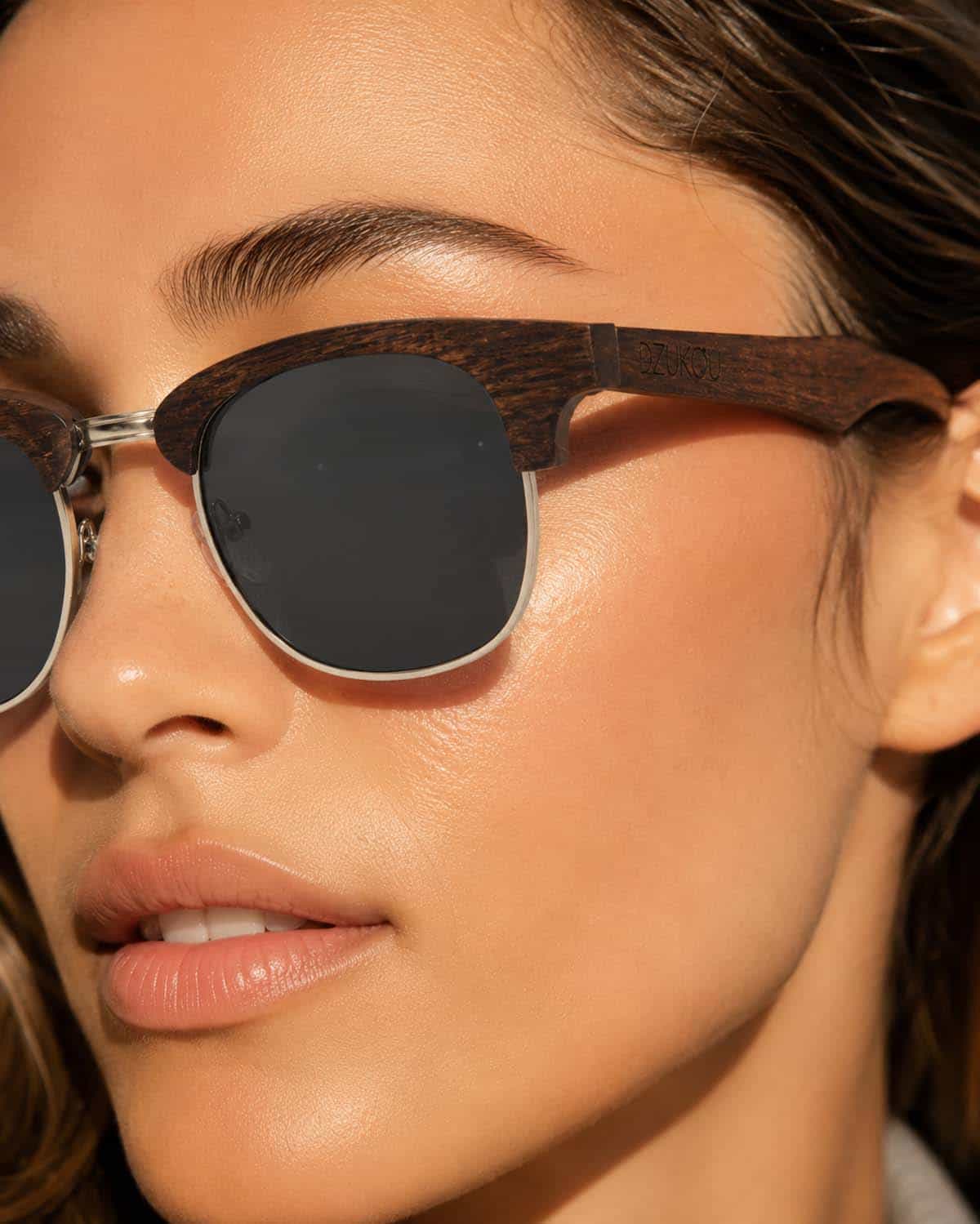 Havana Haze - Wooden Sunglasses for Women