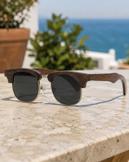 Havana Haze - Wooden Sunglasses for Women