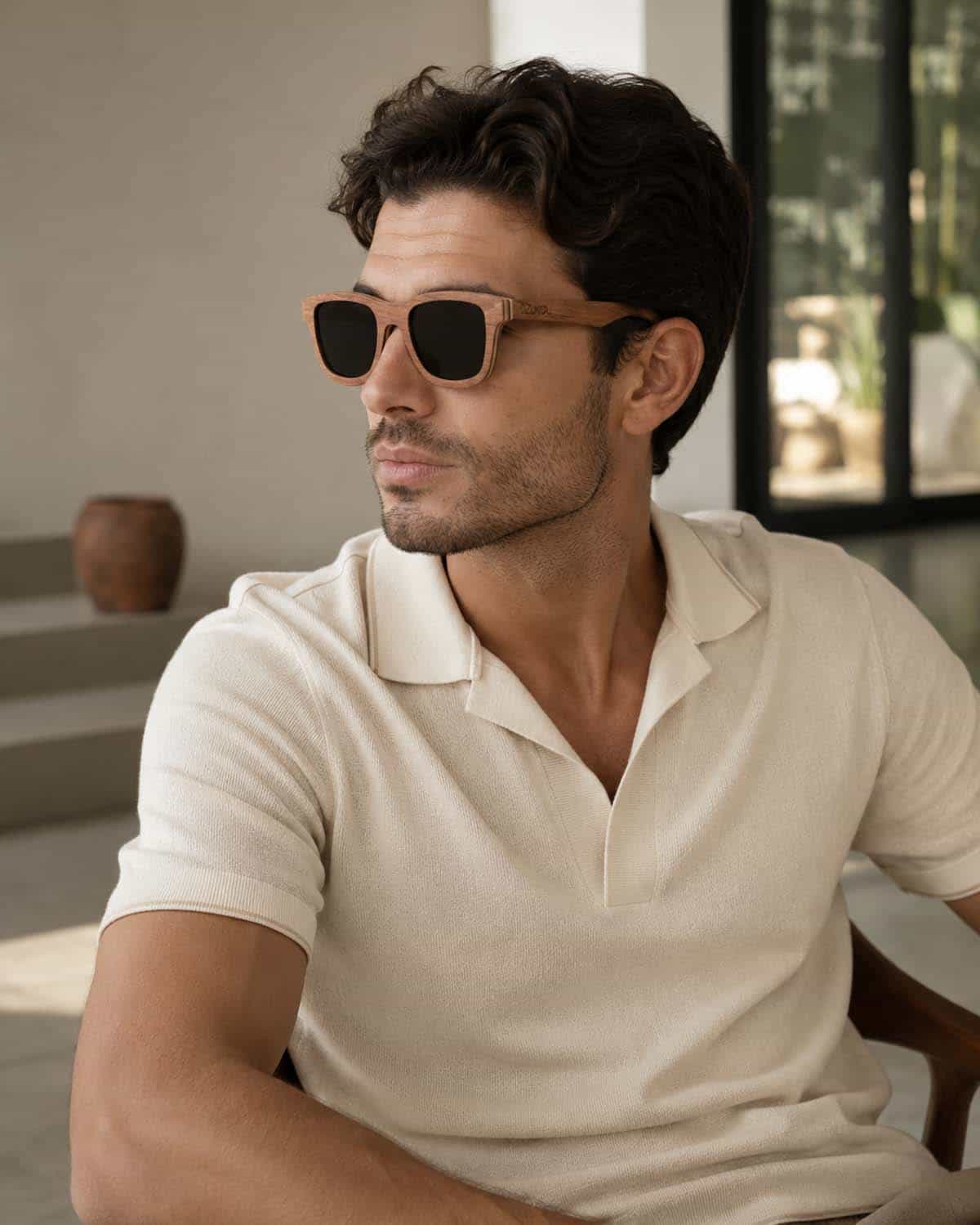 Rio Sands - Wooden Sunglasses for Men