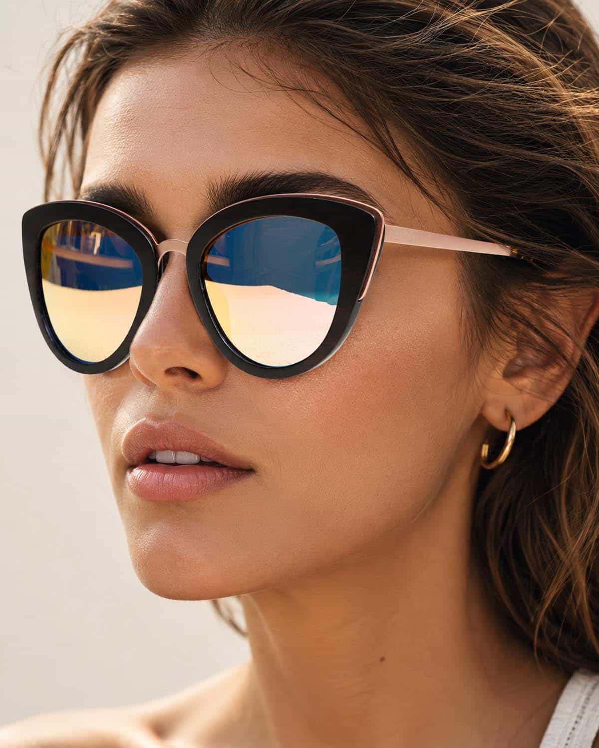 New York Fling - Wooden Sunglasses for Women
