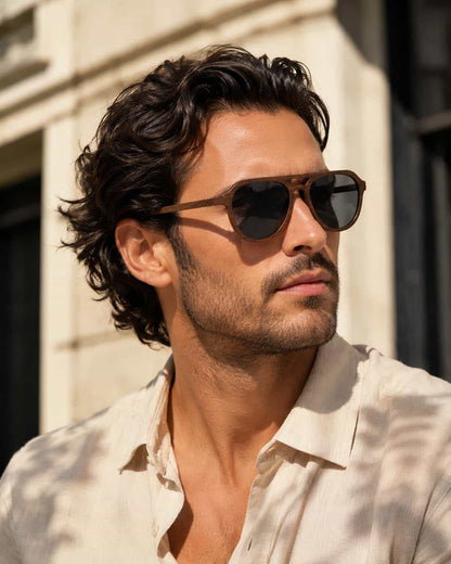 Osaka Drift - Wooden Sunglasses for Men