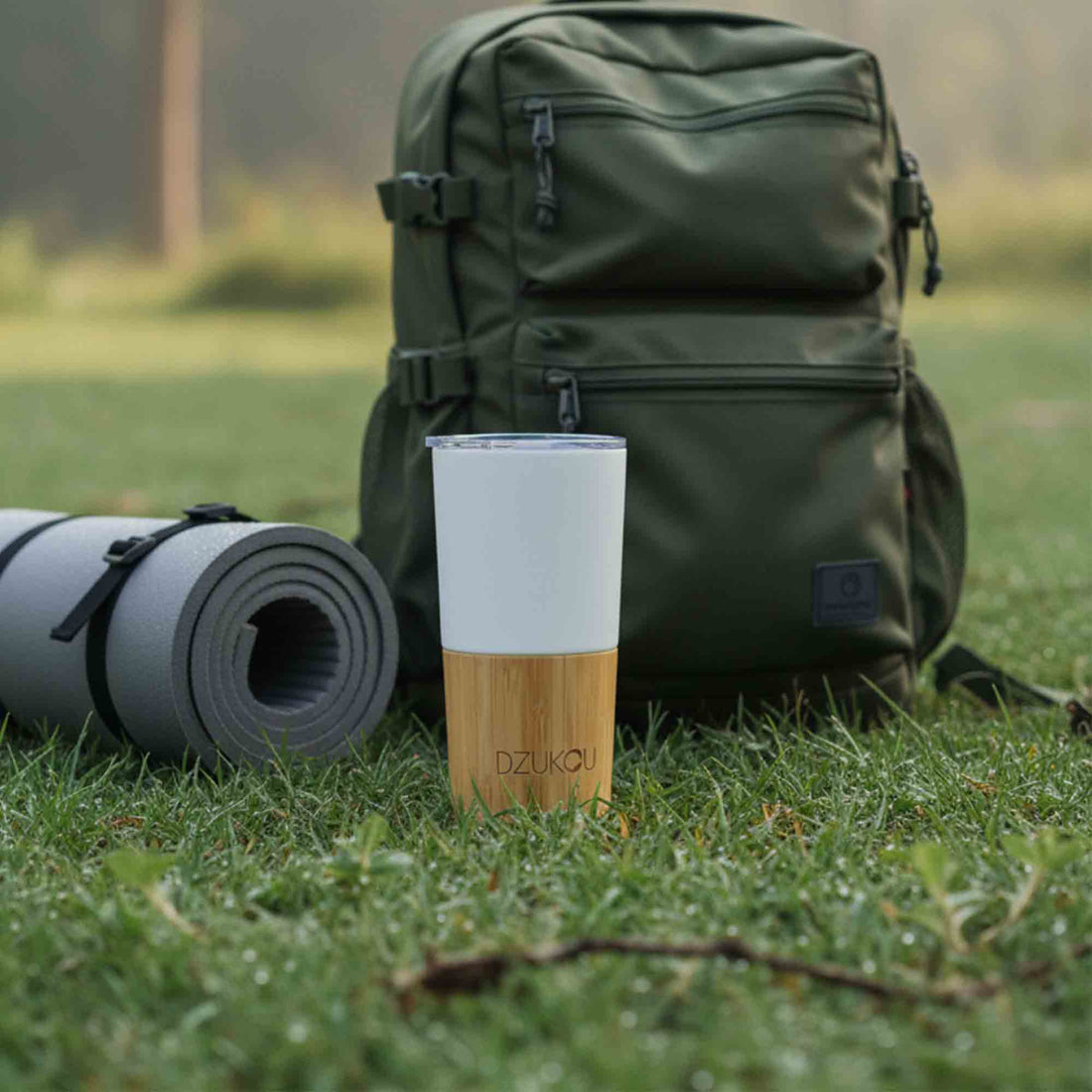 Inca Trail - Bamboo and Stainless Steel Coffee Tumbler 470 ml