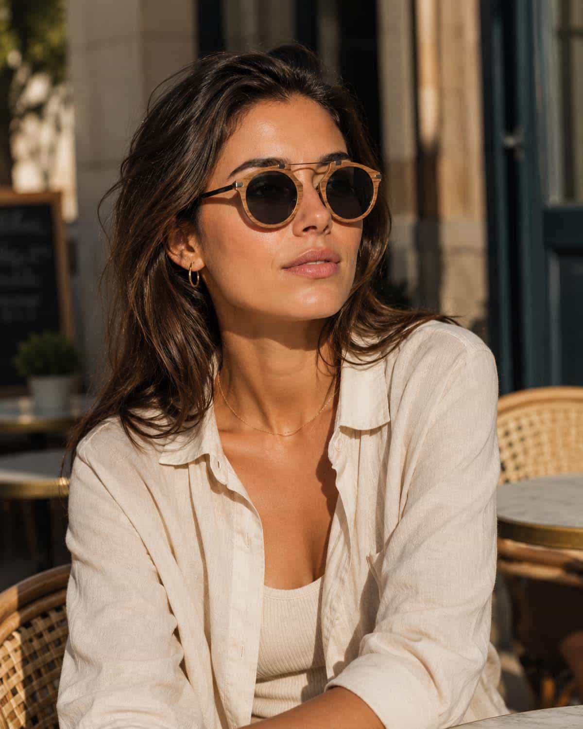 Santa Monica - Wooden Sunglasses for Women