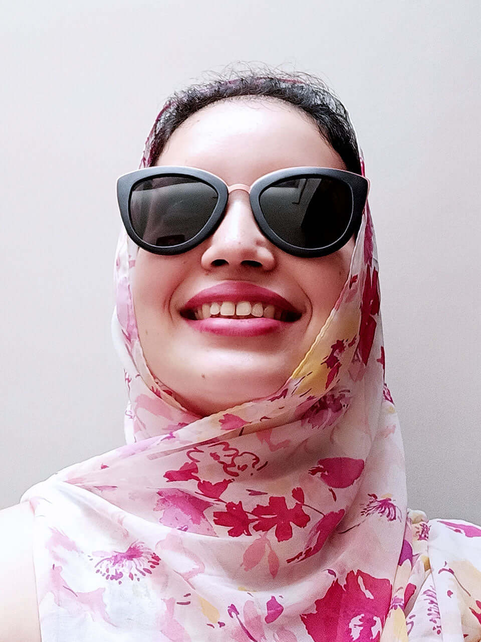 woman wearing eco friendly sunglasses