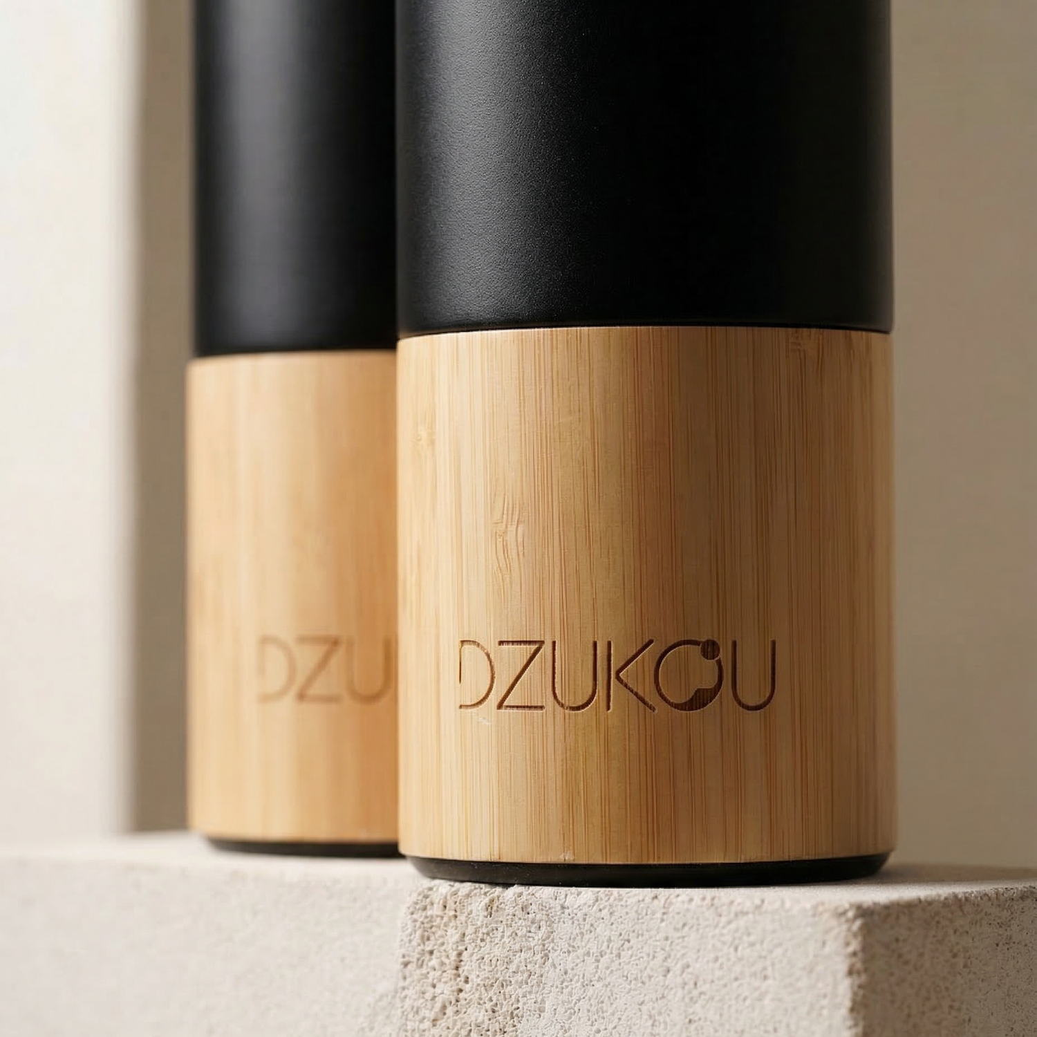 Saint Elias - Bamboo and Stainless Steel Thermos Bottle 530 ml