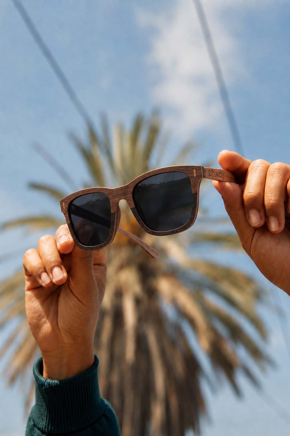 Tokyo Slate - Wooden Sunglasses for Men