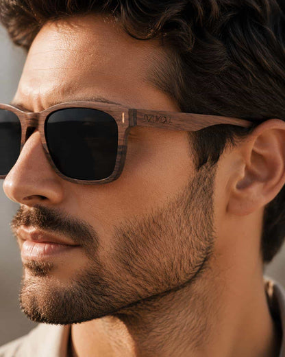Tokyo Slate - Wooden Sunglasses for Men