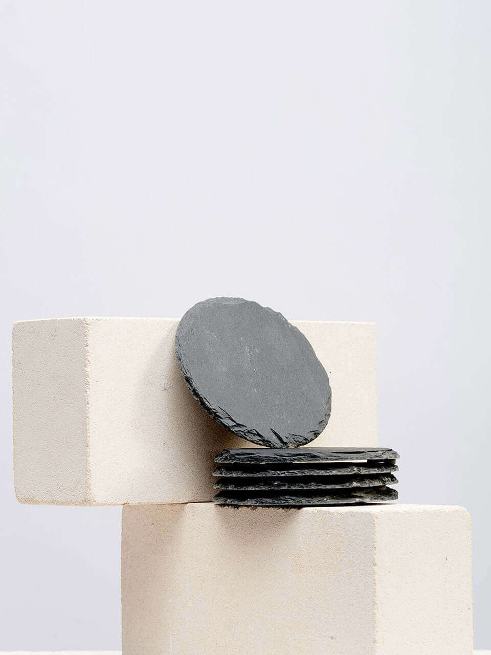 Stonehenge - Black Slate Coasters (Set of 8)