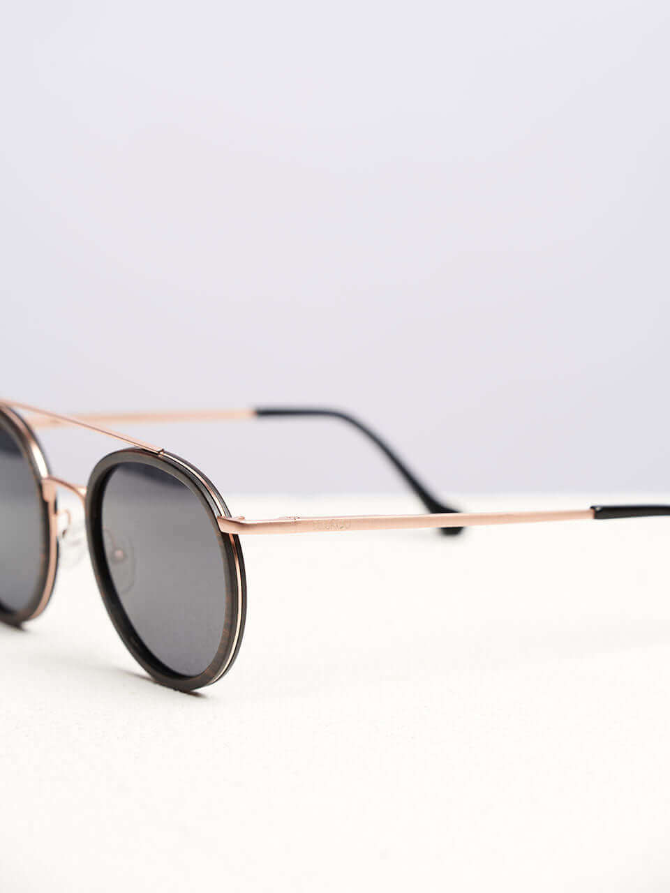 side view of a Wooden Sunglasses