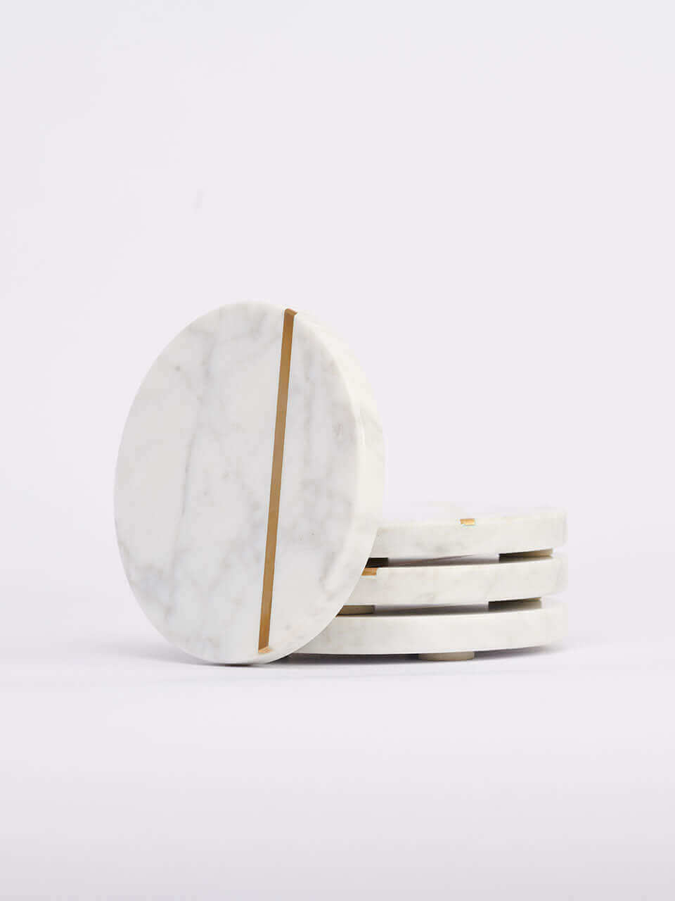 Stonehenge - White Marble Coasters (Set of 6)